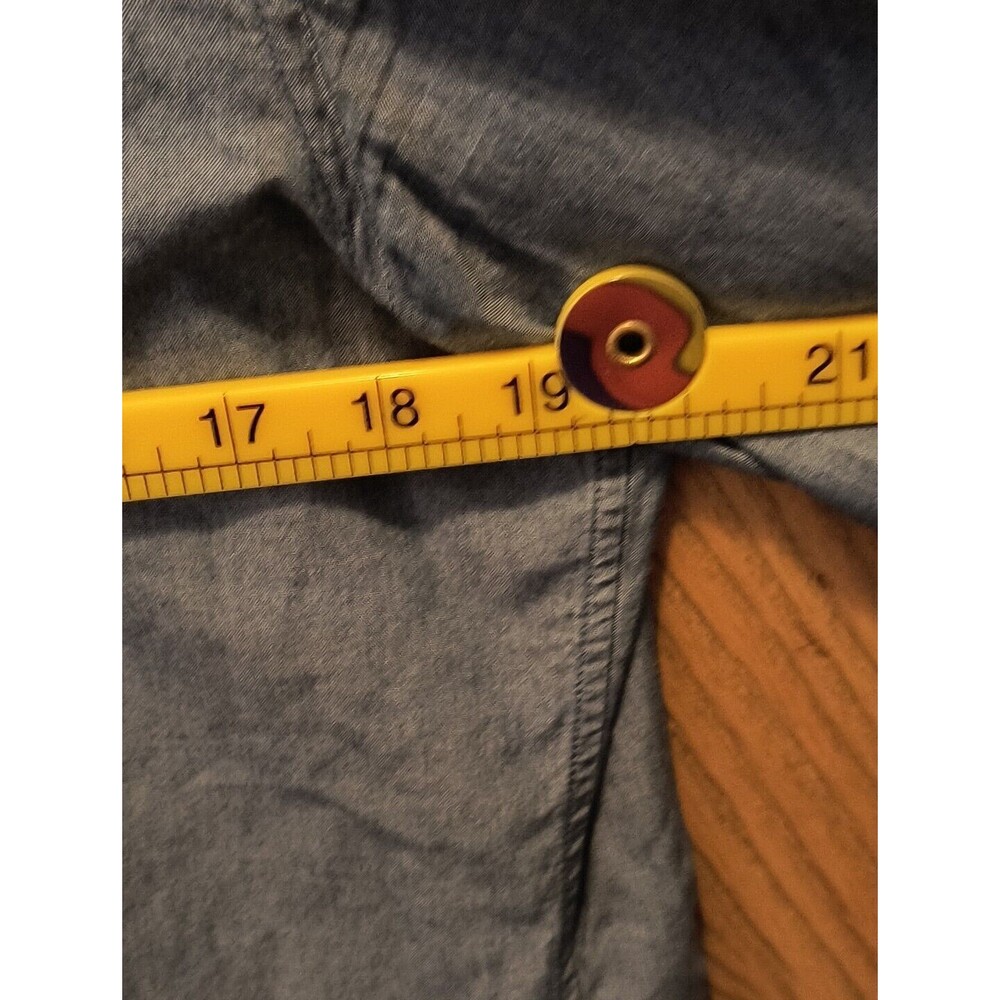 Bonobos Men's Tailored Blue Button Front Shirt Size Medium - Picture 5 of 6